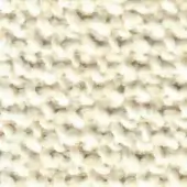 Off-white woven texture comprised of small, rounded forms; subtle shading creates depth in a soft, diffused, tactile surface; “swan > fabric > extra 838”.